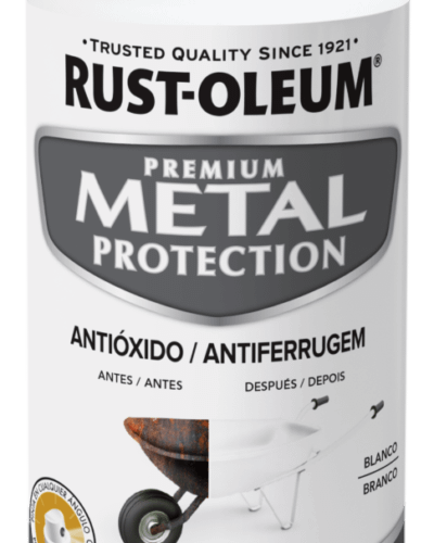 Metal protection blanco satinado