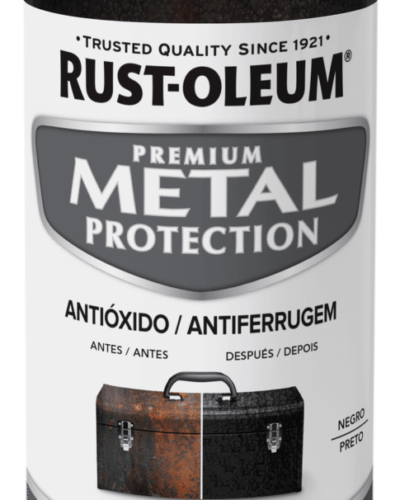 Metal protection negro martillado