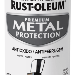 Metal protection negro texturado