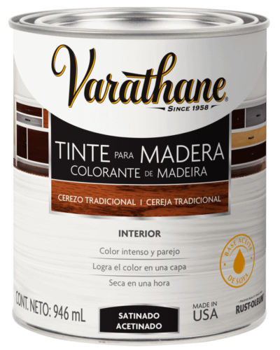 Varathane tinte para madera cerezo tradicional