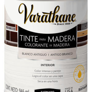 Varathane tinte para madera blanco antiguo