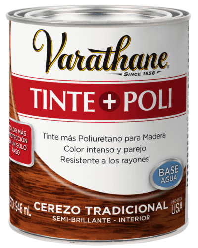 Varathane tinte+poli cerezo tradicional
