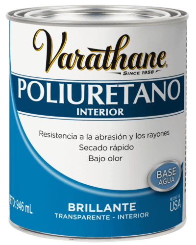 Varathane poliuretano interior base agua brillante