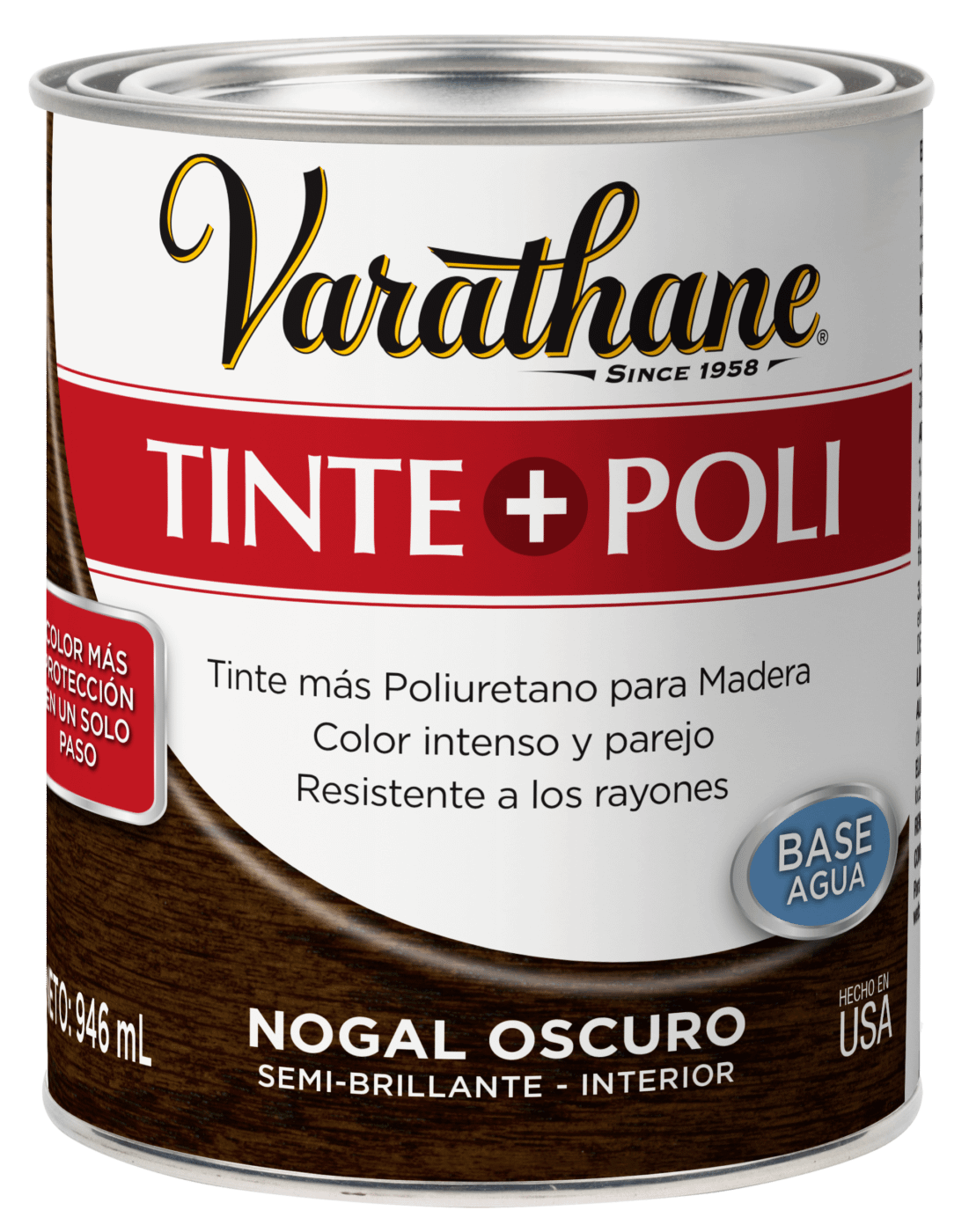 Varathane Tinte Nogal Oscuro Tarro 0,946l - Rust Oleum • Grexsa Store