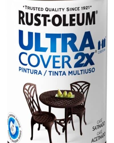 Ultra cover 2x café satinado